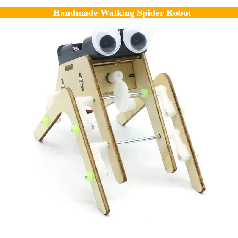 Science Project Robot - Zestaw do samodzielnego montażu robota pająka,
