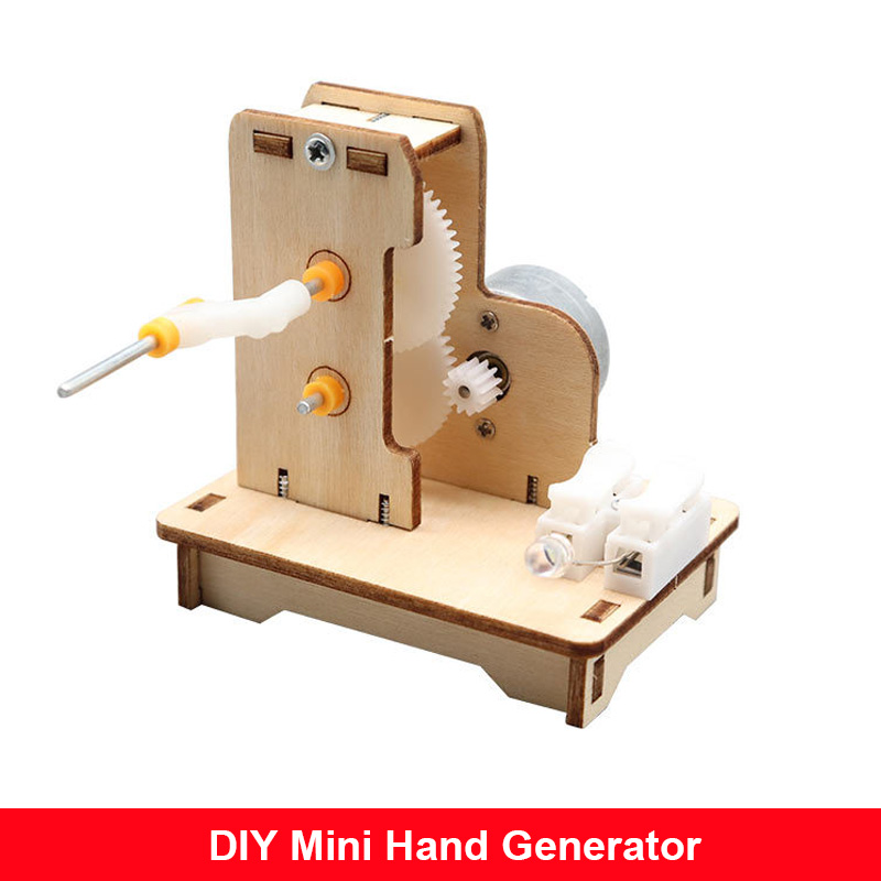DIY Mini generator ręczny DIY  – Science Project recenzja i cena