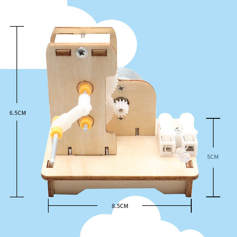 DIY Mini generator ręczny DIY  – Science Project recenzja i cena