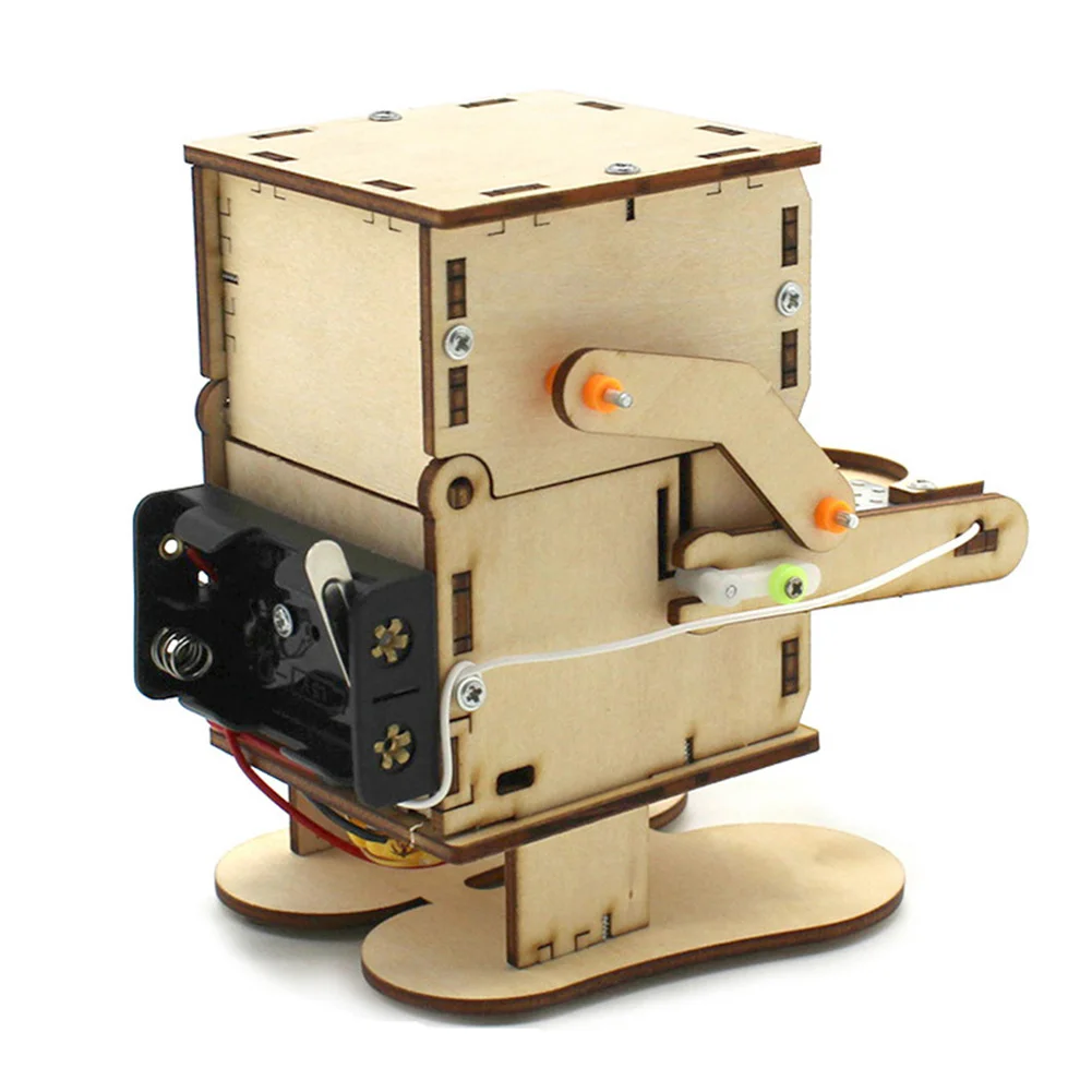 Robot jedzący moneta drewniany – Science Project Robot recenzja i cena